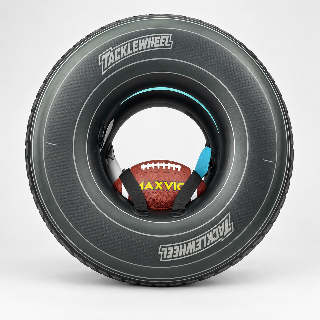 TACKLEWHEEL inflatable football training wheel with football harness